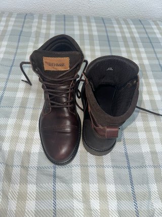Botas de cuero marrones Demin