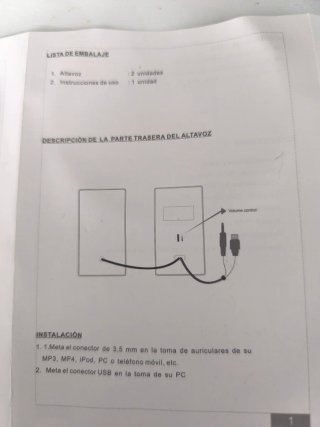 Altavoces estéreo para pc