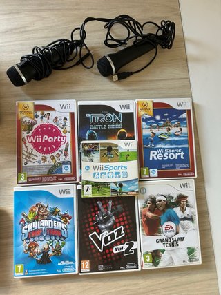 Consola Nintendo Wii + Juegos y Accesorios