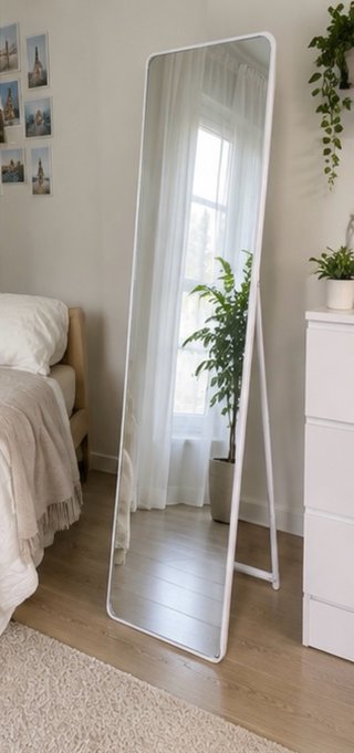 ESPEJO DE CUERPO ENTERO BLANCO