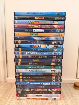 Lote 25+ películas DVD Disney Pixar