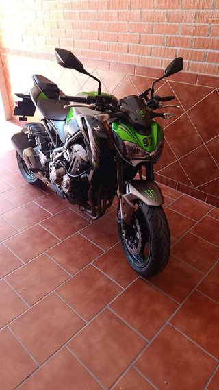Kawasaki Z900 Naked Verde/Gris