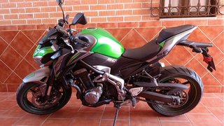 Kawasaki Z900 Naked Verde/Gris