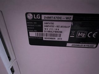 TV LG 24 Blanca