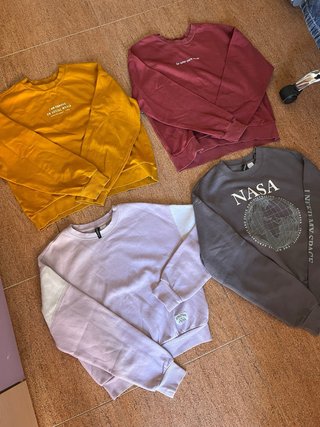 Lote 4 Felpe Taglia XS Bershka H&M
