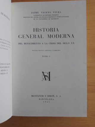 HISTORIA GENERAL MODERNA (2 TOMOS)