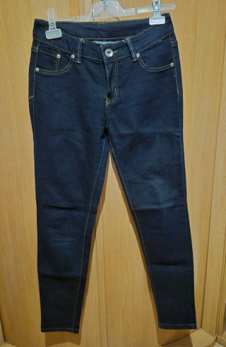 Pantalón vaquero azul fino