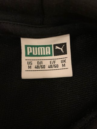 Felpa Puma nera con logo
