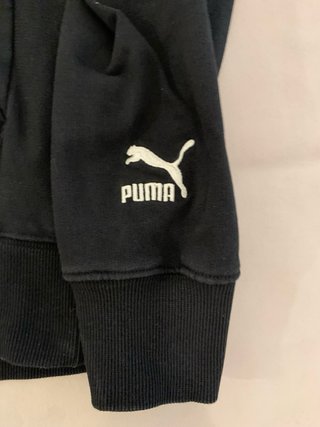 Felpa Puma nera con logo