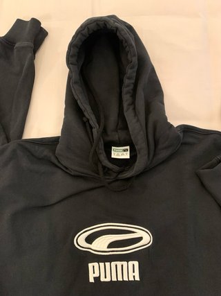 Felpa Puma nera con logo