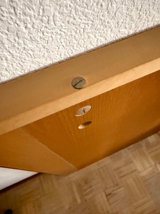 Espejo grande de cómoda con marco de madera