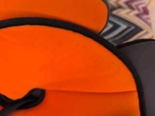 Silla de coche Babyauto naranja y gris