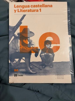 Libro de texto lengua castellana 1 de bachillerato