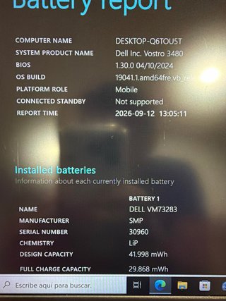 Dell Vostro 3480 Portátil Negro