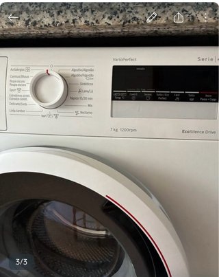 Lavadora Bosch 7kg 1200rpm