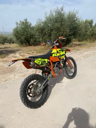 KTM 450 EXC Naranja y Amarillo