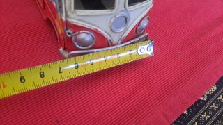 Furgoneta Decorativa Metal Vintage VW T1 Hippie