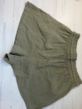 Pantalones Cortos Zara Verde Oliva Talla XS