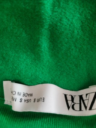 Chaqueta Zara Verde Talla S