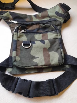 Riñonera militar camuflaje
