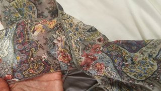 Vestido largo estampado floral