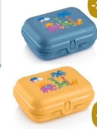 2 Porta merenda Tupperware