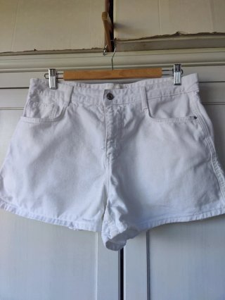 Pantalón corto blanco