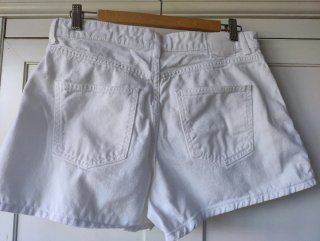 Pantalón corto blanco