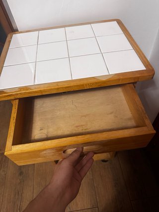 Mueble de cocina con ruedas