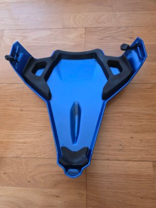 Tapa colín moto BMW azul