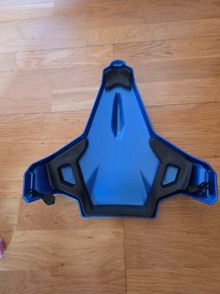 Tapa colín moto BMW azul
