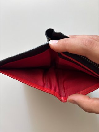 Cartera Visconti Negra Piel Hebilla