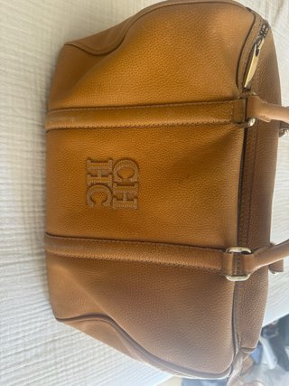 Bolso Carolina Herrera CH Piel Mostaza