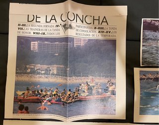Lote Recortes Bandera La Concha '93