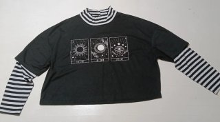 Camiseta manga larga tarot sol luna