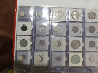 Lote monedas plata, bimetálicas