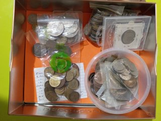 Lote monedas plata, bimetálicas