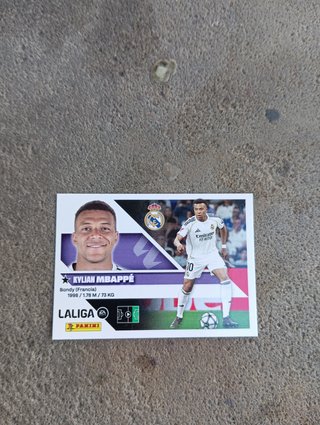 Cromo Kylian Mbappé LaLiga Panini