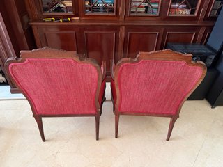 2 Sillones Vintage con Reposapiés
