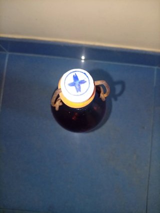 ANTIGUA BOTELLA CERVEZA CRUZ AZUL LITRO