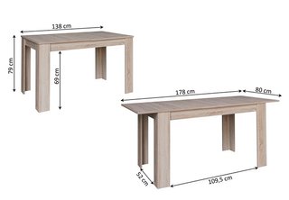 Mesa Comedor Extensible + 6 Sillas
