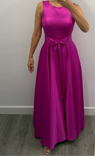 Vestido fiesta largo rosa