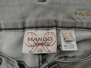 Pantalón Slim tiro medio gris
