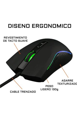 Pack Teclado y Ratón G-LAB Negro