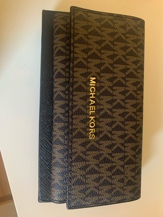 Monedero Michael Kors Marrón y Negro