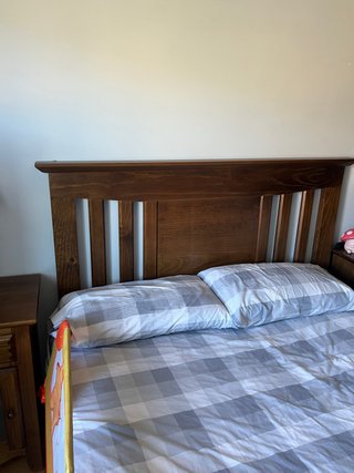 Cabecero de madera maciza