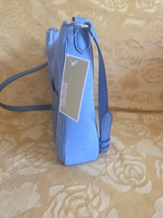 Bolso Michael Kors azul claro ante