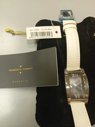 Reloj Roberto Verino Mujer Correa Blanca