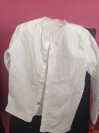 Camisa Baturra Niña Blanca