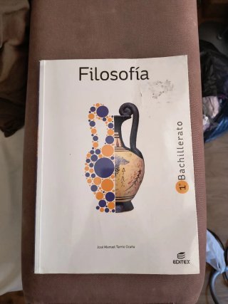 Filosofía 1⁰ de bachillerato.Editorial Editex.